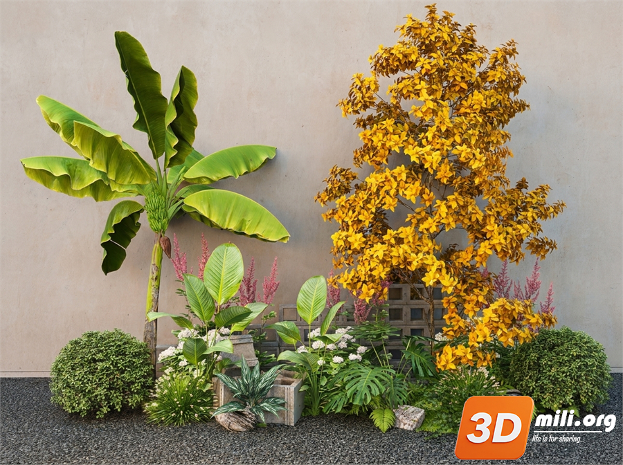 Mini Garden Skp Files 